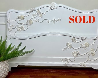 SOLD! Do Not Purchase!!  Boho Full Bed "Ethereal Material" - Drexel