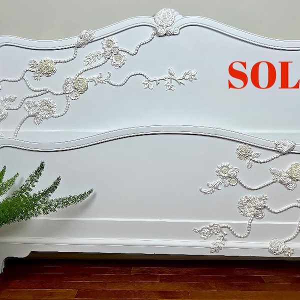 SOLD! Do Not Purchase!!  Boho Full Bed "Ethereal Material" - Drexel