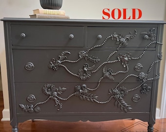 Sold! Do NOT Purchase! "Black Dhalia" Dresser