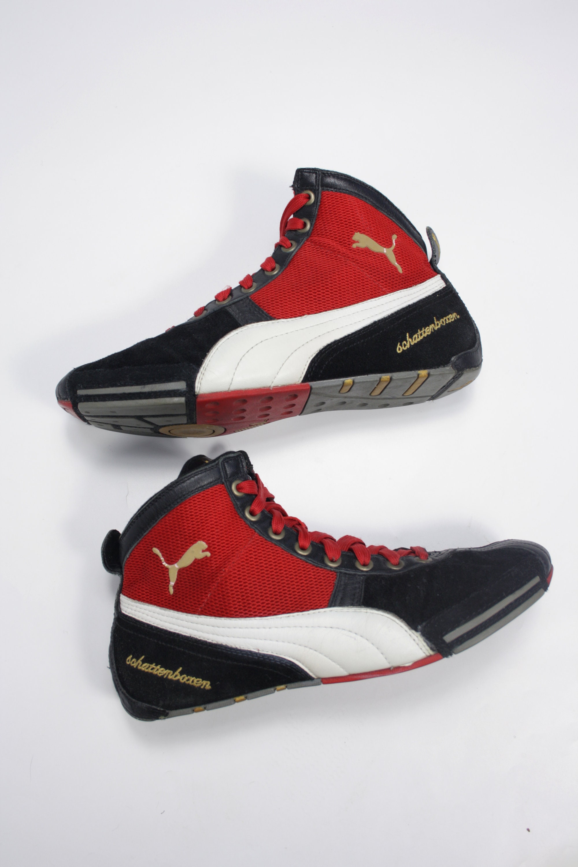 Puma Schattenboxen 2000s Vintage Suede & Leather Boxing Wrestling