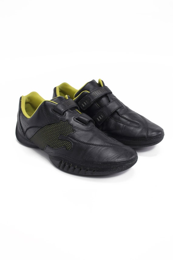 Puma 2000s Vintage Archive Leather Hook & Loop Driving Slip-on 