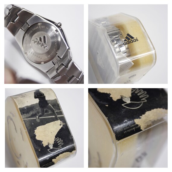 Adidas 2002 Vintage Steinless Steel Heavyweight Men s Wrist Watch 10 ATM Japan Movt