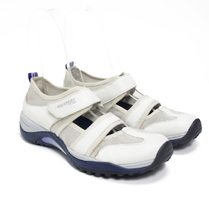 Rockport XCS by Adiprene Adidas 2000s Vintage Leather & Mesh Slip-On Sandals Shoes Y2K