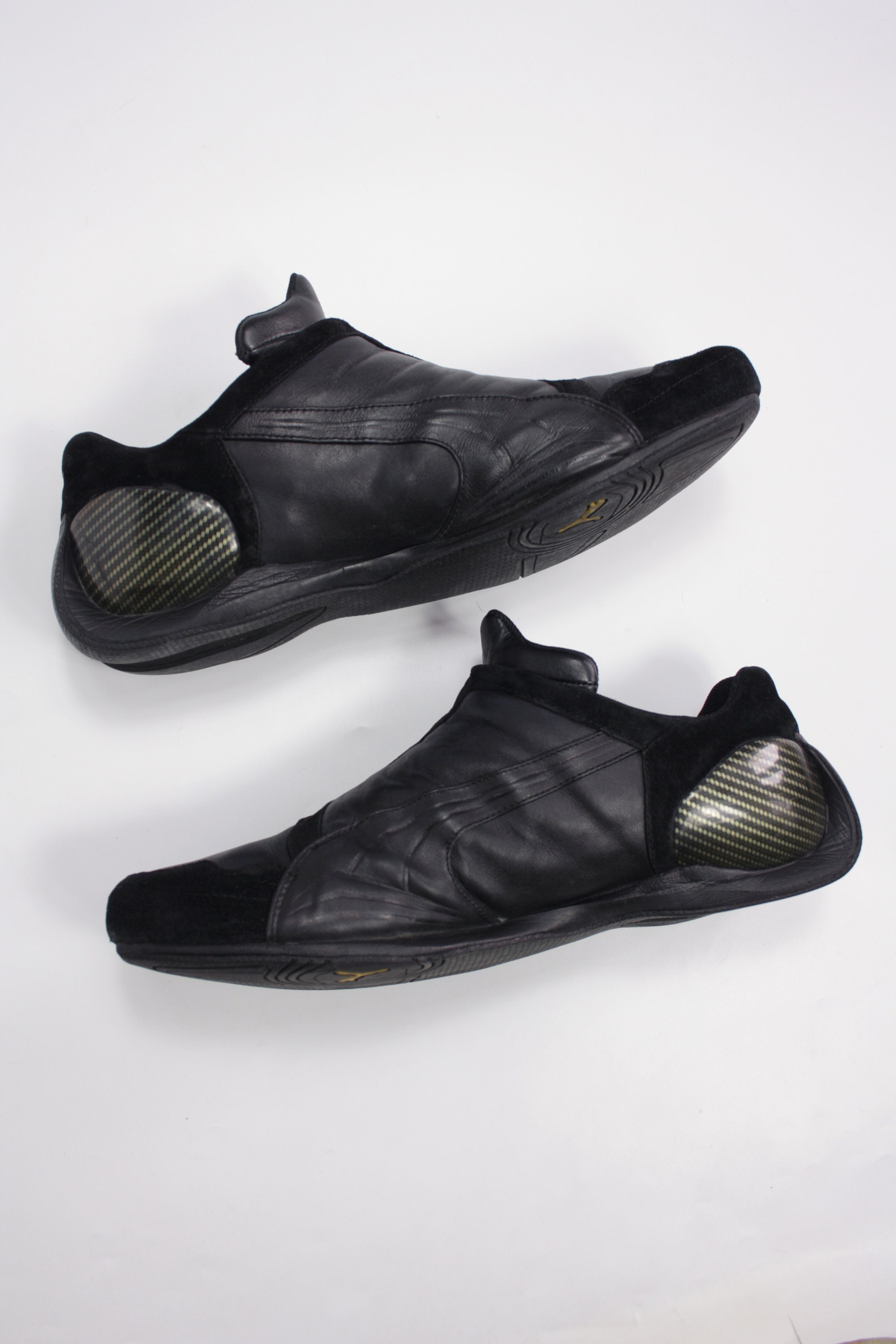 Buy Puma Ferrari Trionfo LO GT 2000s Vintage Leather Suede Carbon Driving Sneaker Shoes Online in India Etsy