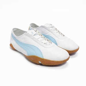 Puma 2000s Vintage Japanese Style Leather Unisex Sneaker Shoes Y2K