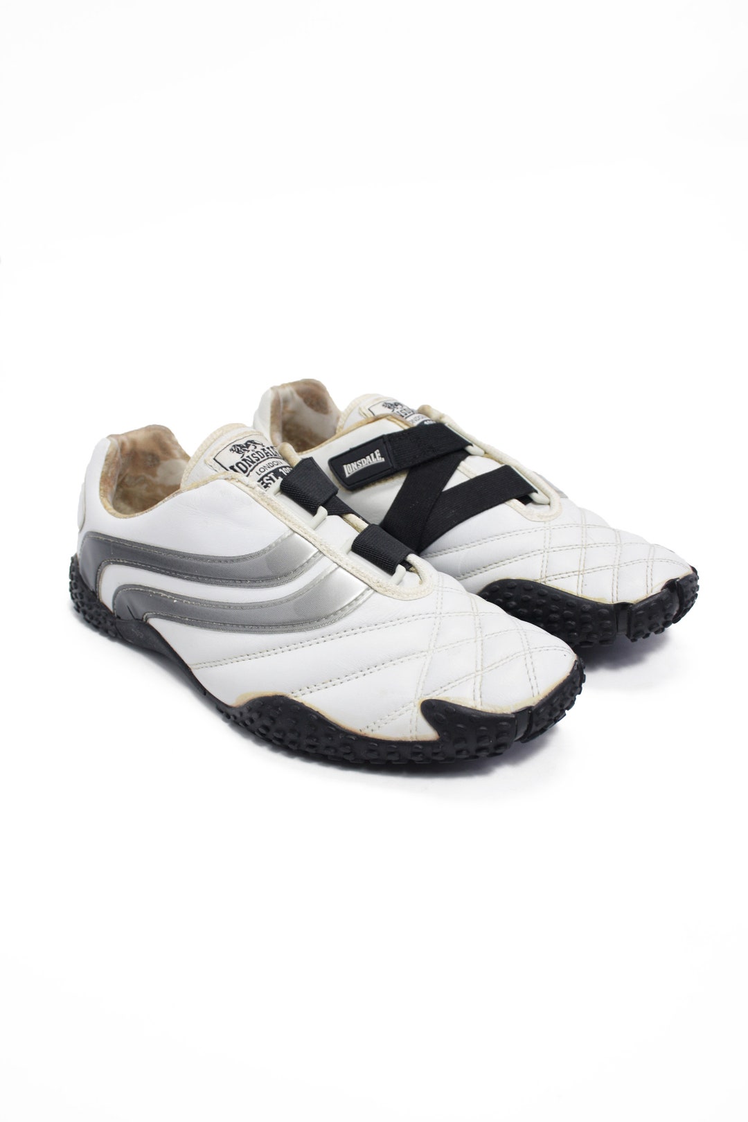 Lonsdale 2000s Vintage Mostro Style Bubble Sole Leather Slip on Sneaker Shoes Etsy Australia