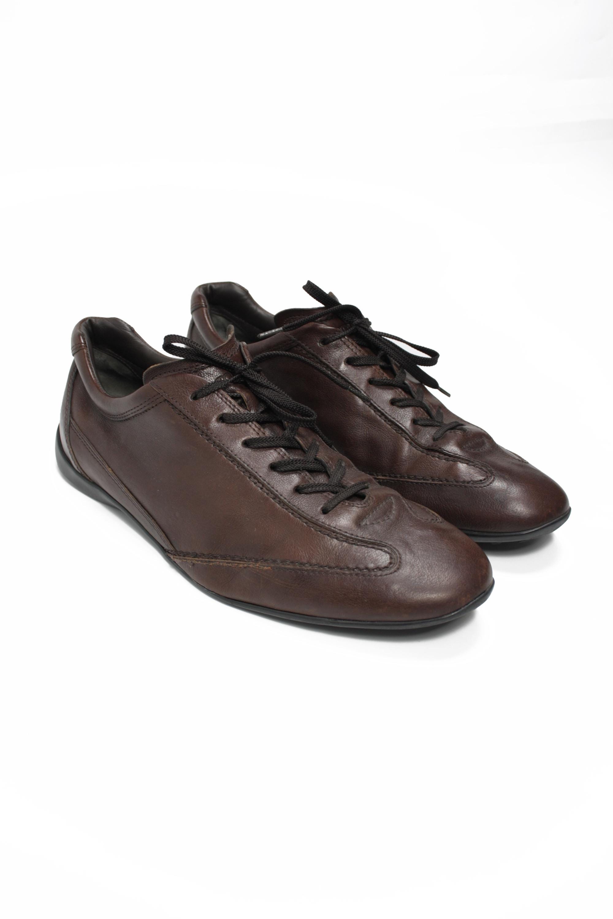 靴 00s archive prada leather driving shoes 00s archive prada leather driving shoes