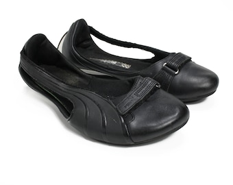 Puma Y2K Vintage Archive Genuine Leather Ballet Flats Driving Shoes