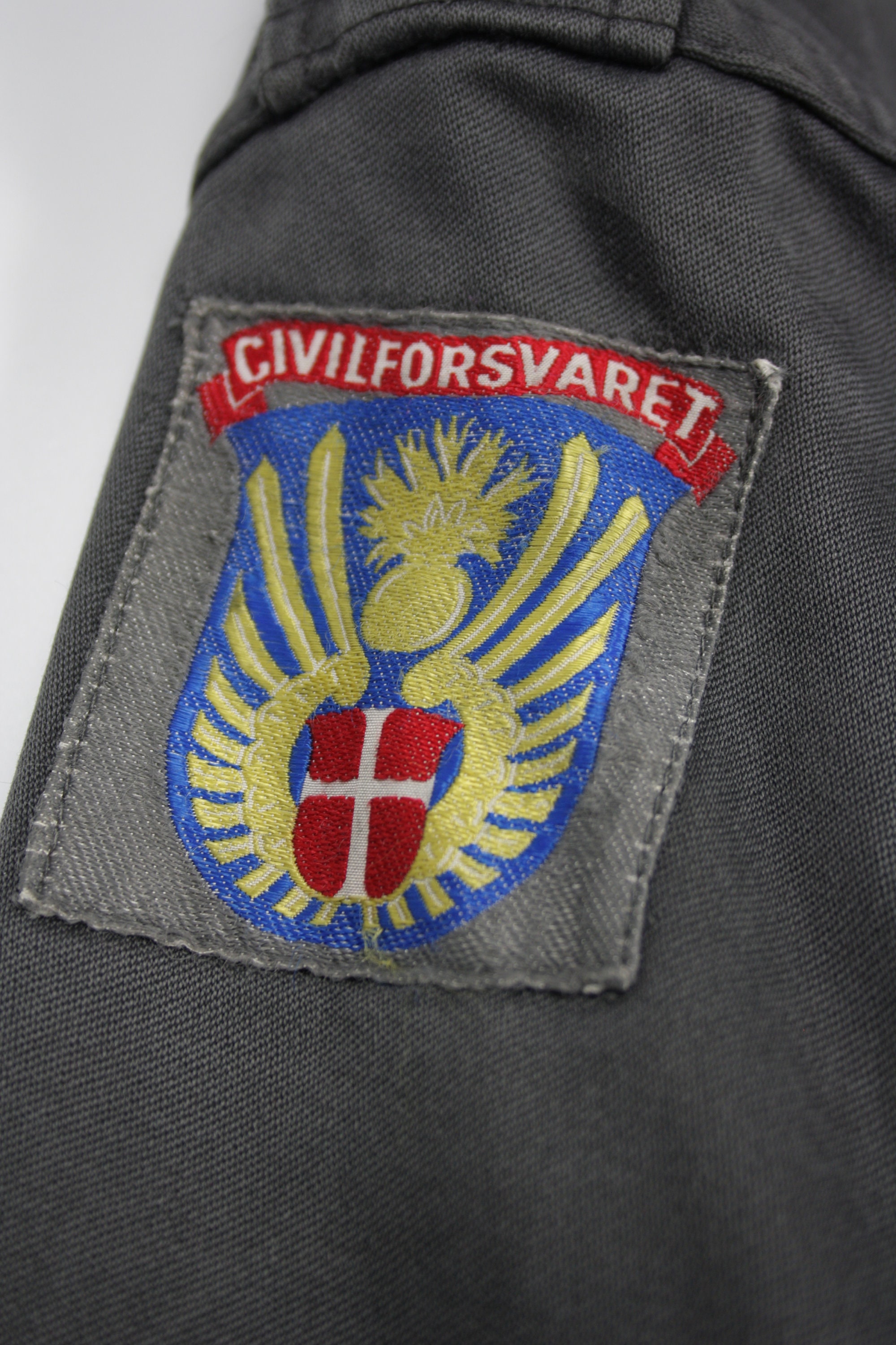 Denmark 80s Vintage CIVILFORSVARET Cold Weather Military Field 