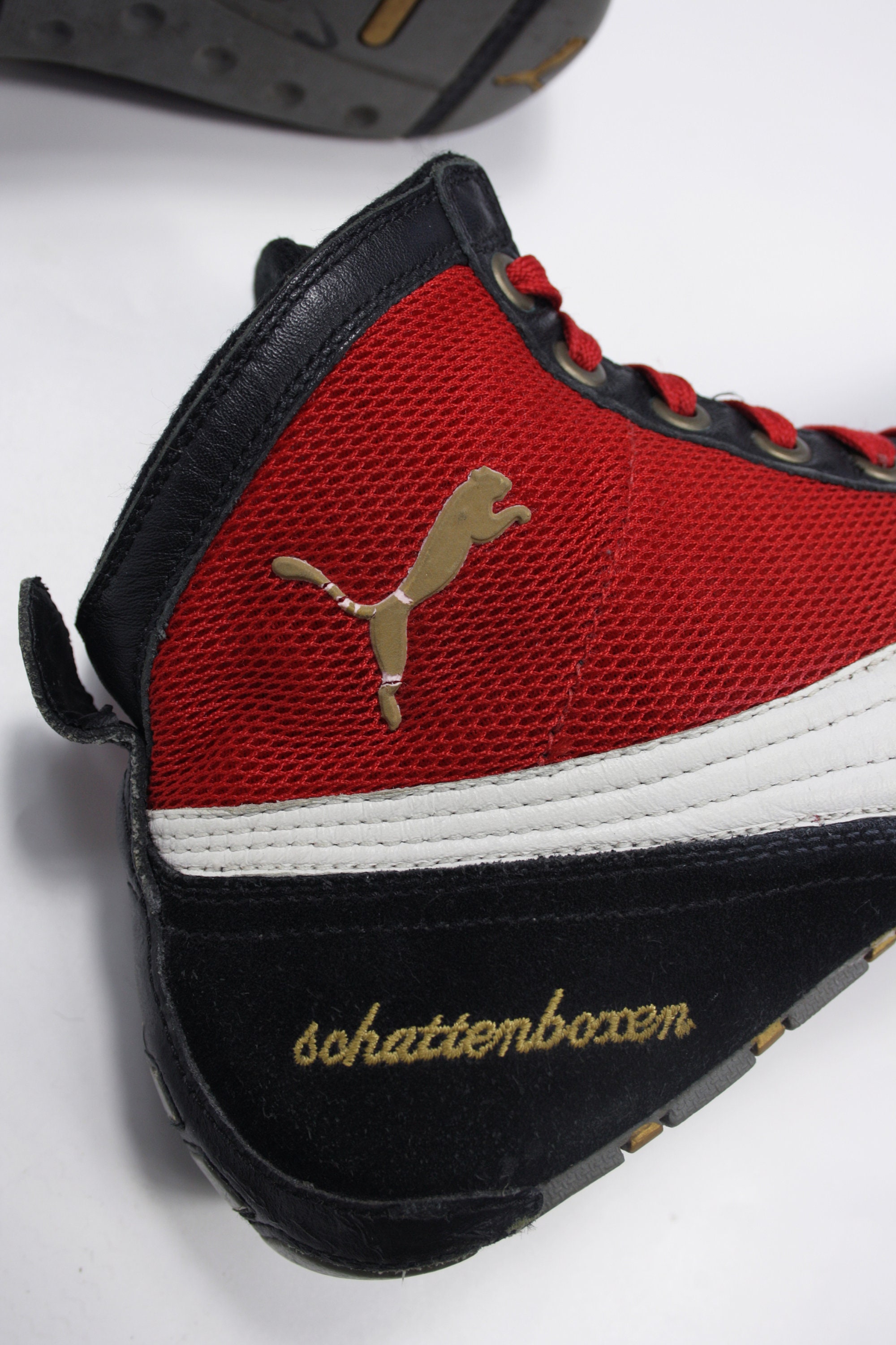 Puma Schattenboxen 2000s Vintage Suede & Leather Boxing Wrestling