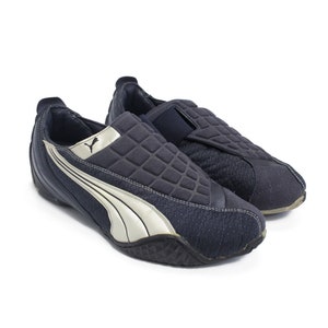 Puma Uke 2000s Vintage Archive Leather Ripstop Velcro Slip-on