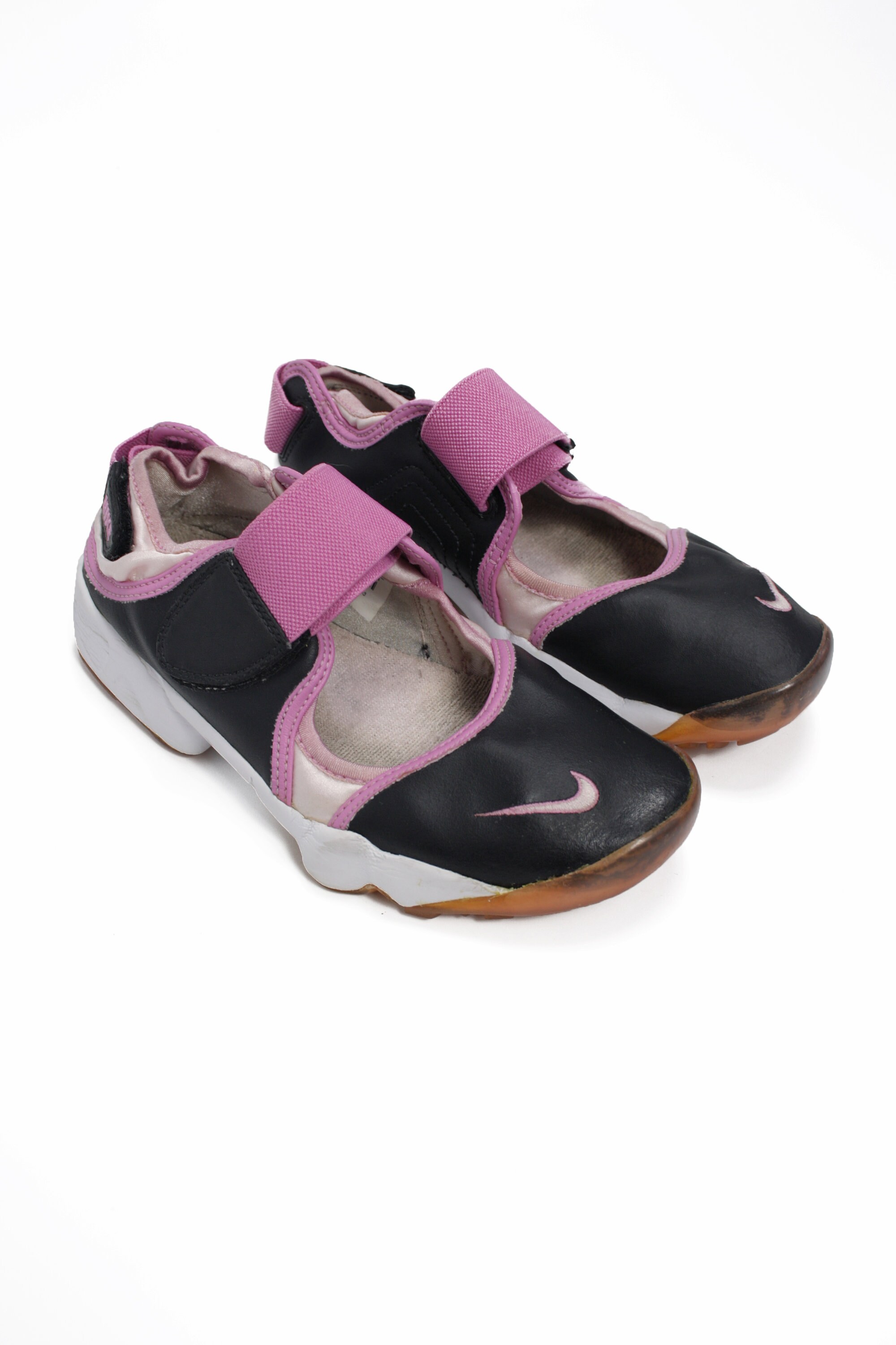 Nike Rift 2006 Vintage Leather Velcro Japanese Sandals Slip On Shoes Y2K