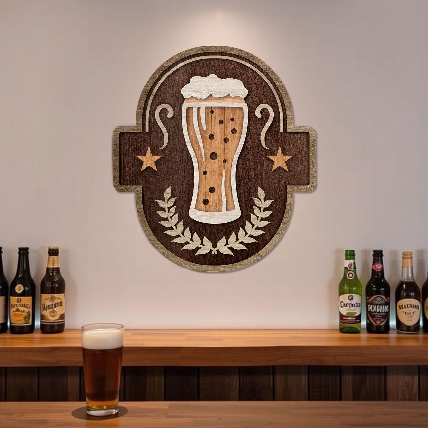 Beer SVG, Beer Cut Files for Cricut, Beer Wood Sign Digital File, Bar ...