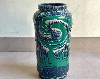 工芸品 Kutani ware vase by Takashi Kitamura Vintage Japanese KUTANI ware Kitamura Takashi Brown Vase | eBay
