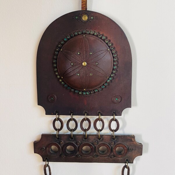 Leather Wall Hanging Etsy