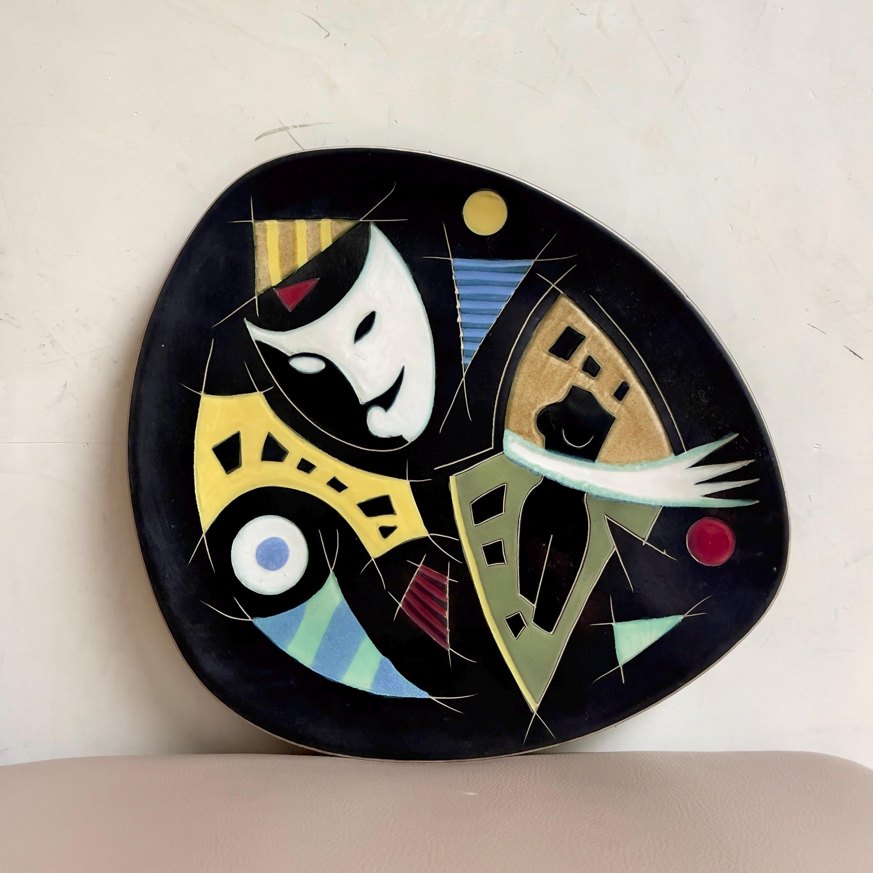 Miro ceramic plate - Etsy Nederland Miro ceramic plate - Etsy Nederland