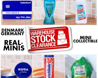 Denmark Bilka Germany real,- Minis Mini Brands Supermarket Collectibles