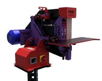 CAD 3D model belt grinder 75×2000 *Step file* Plan dxf Beltgrinder 3x72&quot; Knifemaking | PMC-Design CG-75