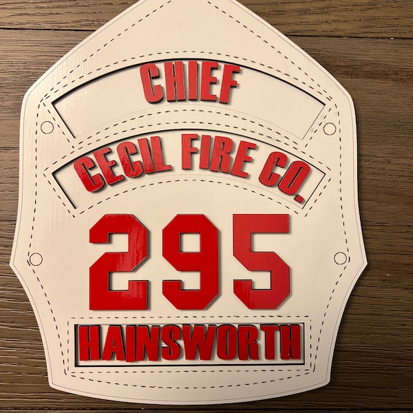 Fire Helmet Shield Etsy