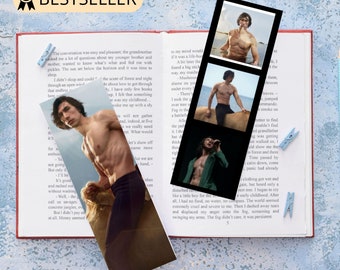 Adam driver Bookmark, Handmade Bookmark, celebrity bookmark pack, Adam driver fans gift, bookmark set, 6pack 12 and 16 pack