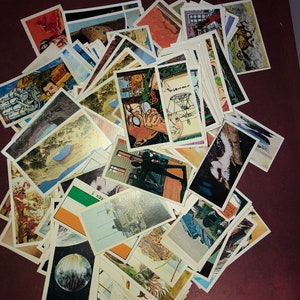 Más de 180 tarjetas de cigarrillos de té vintage coleccionables Brooke Bond Lyons 1950s 1960s