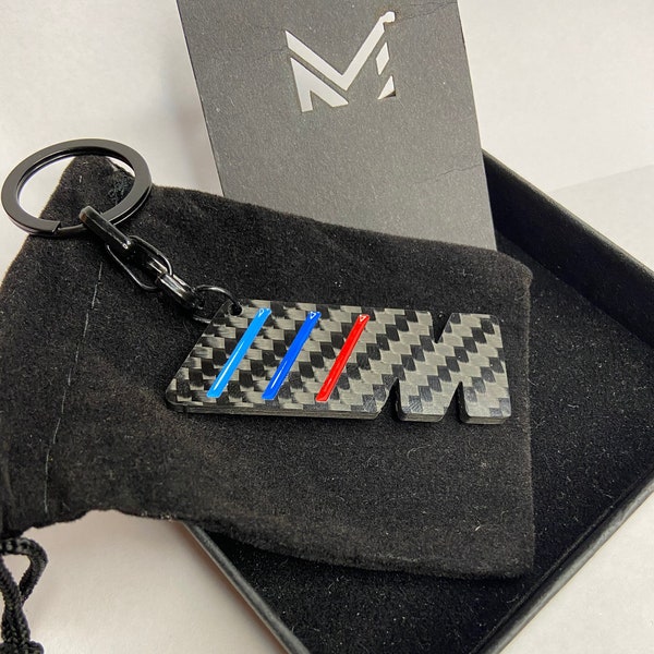 BMW M Schlüsselanhänger aus Kohlefaser