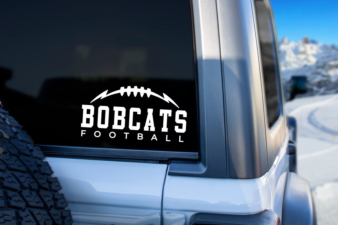 Custom Football Team Car Decal Personalized Football Car Sticker