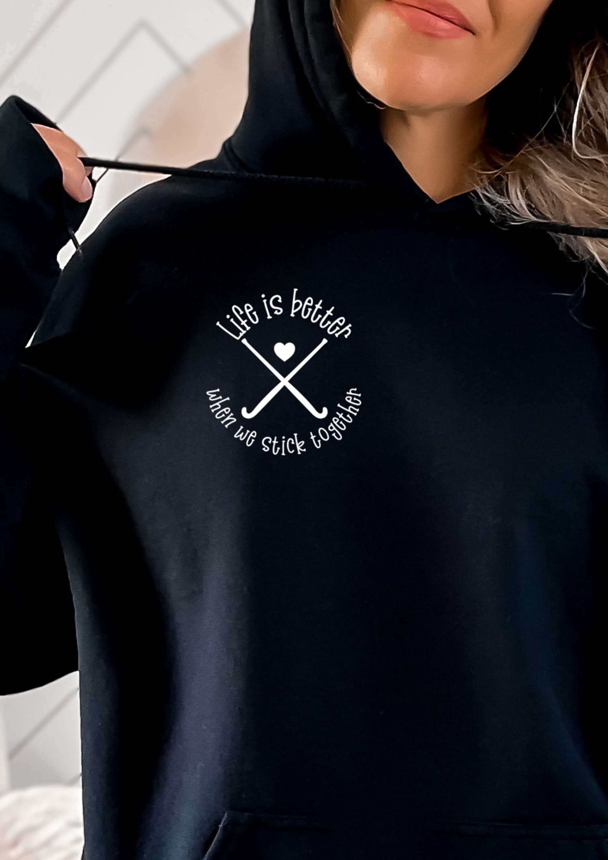 Personalized Field Hockey Hoodie Field Hockey Sweatshirt Customized