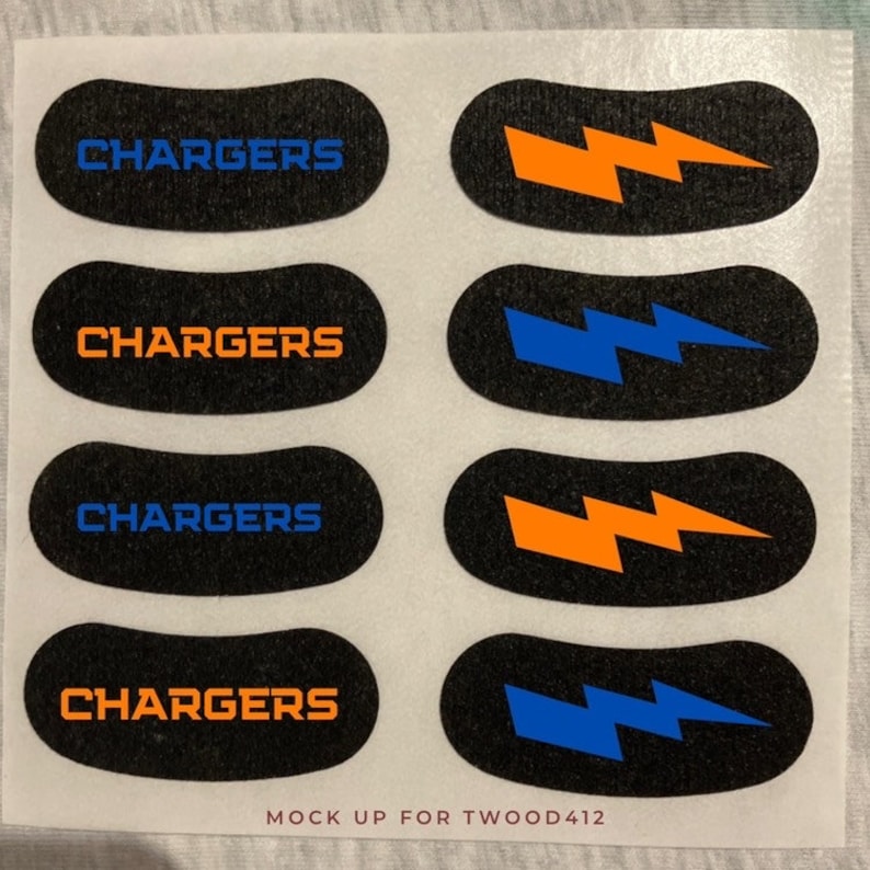 Custom Eye Black Stickers Custom Player Gift Varsity Etsy