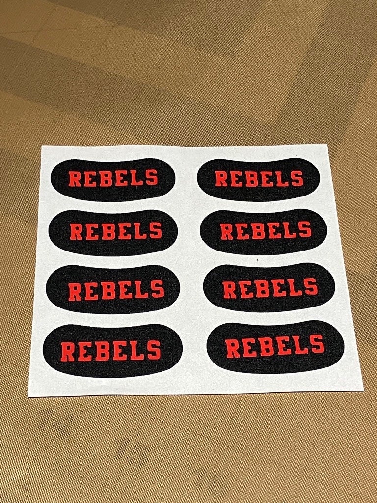 Custom Eye Black Stickers Custom Player Gift Varsity Etsy
