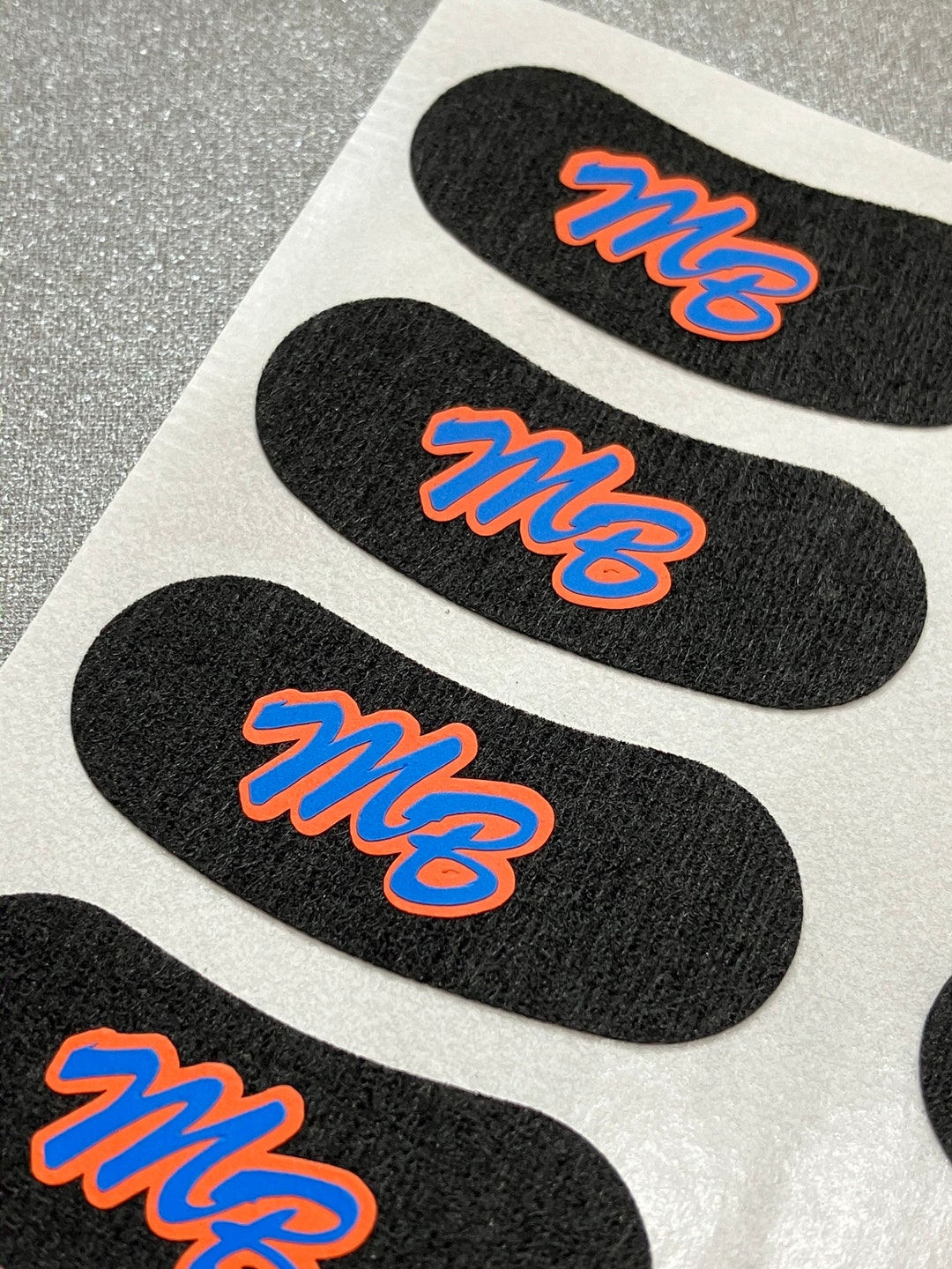 Custom Eye Black Stickers TWO Colors Custom Player Gift Varsity Sports