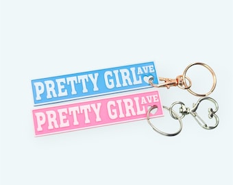 Pretty Girl Avenue, House Tour, Sabrina Carpenter Roadsign Inspired Keyring/Keychain