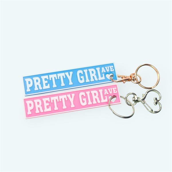 Pretty Girl Avenue, House Tour, Sabrina Carpenter Roadsign Inspired Keyring/Keychain