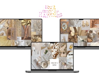 Dreamy Collage Laptop Wallpaper Set (Digital Download)