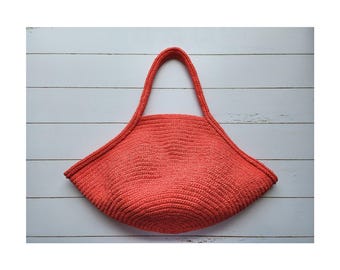 Crochet Bag PATTERN: SOPHIA Raffia Beach Tote, DIY Shoulder Bag, Easy Pdf/Video Purse Tutorial, (Digital Download)