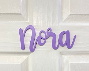 Personalized Door Sign | Name Sign Decor | 3D Printed Name Sign | Nursery Name Sign  | Custom Wall Sign | Name Plaque | Princess Door Sign