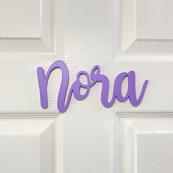 Personalized Door Sign | Name Sign Decor | 3D Printed Name Sign | Nursery Name Sign  | Custom Wall Sign | Name Plaque | Princess Door Sign