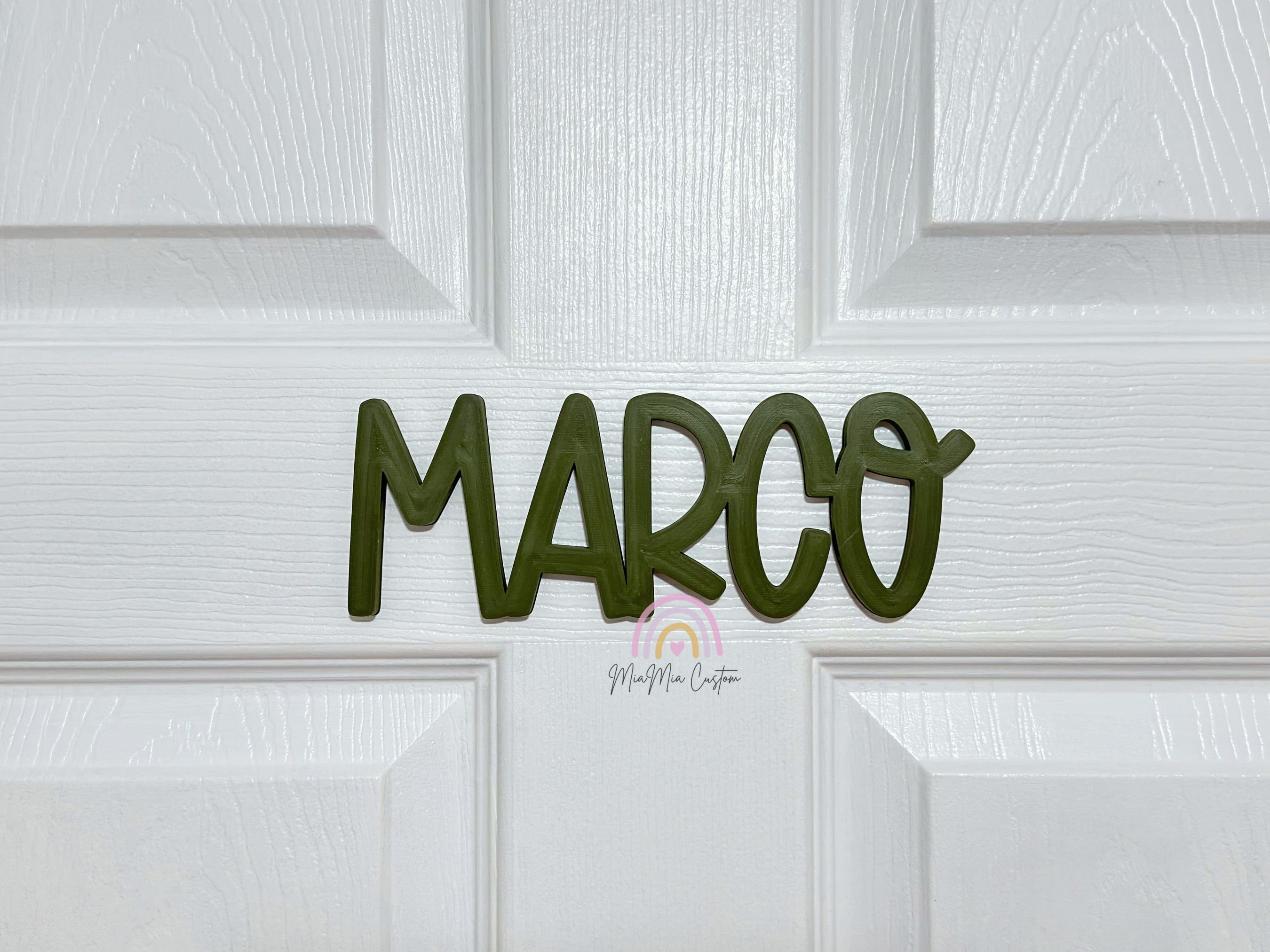 Personalized Door Sign | Block Name Sign Decor | Name Sign Kids ...