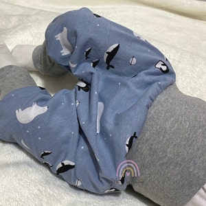 Cute Baby Pants | Arctic Animal Pants | Custom Infant Pants | Grow With Me Pants | Baby Boy Gift  | Baby Harem Pants | Baby Winter Pants Set