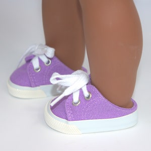 Lavernder Slip on Sneakers - for any 18-inch Dolls