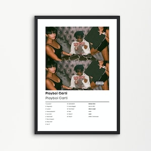 Playboi Carti, Playboi Carti | Playboi Carti Music Gift | cadeau d’anniversaire | Playboi Carti Album Art mural | Affiche Playboi Carti