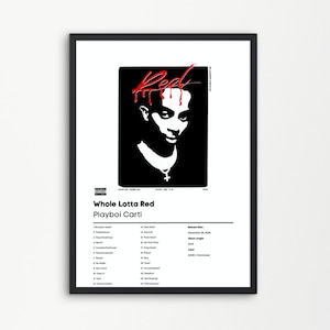 Whole Lotta Red Playboi Carti Poster