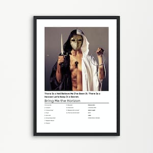 Bring Me The Horizon, There Is A Hell | Bring Me The Horizon Music Gift | Birthday Gift | BMTH Album Wall Art | Bring Me The Horizon Poster