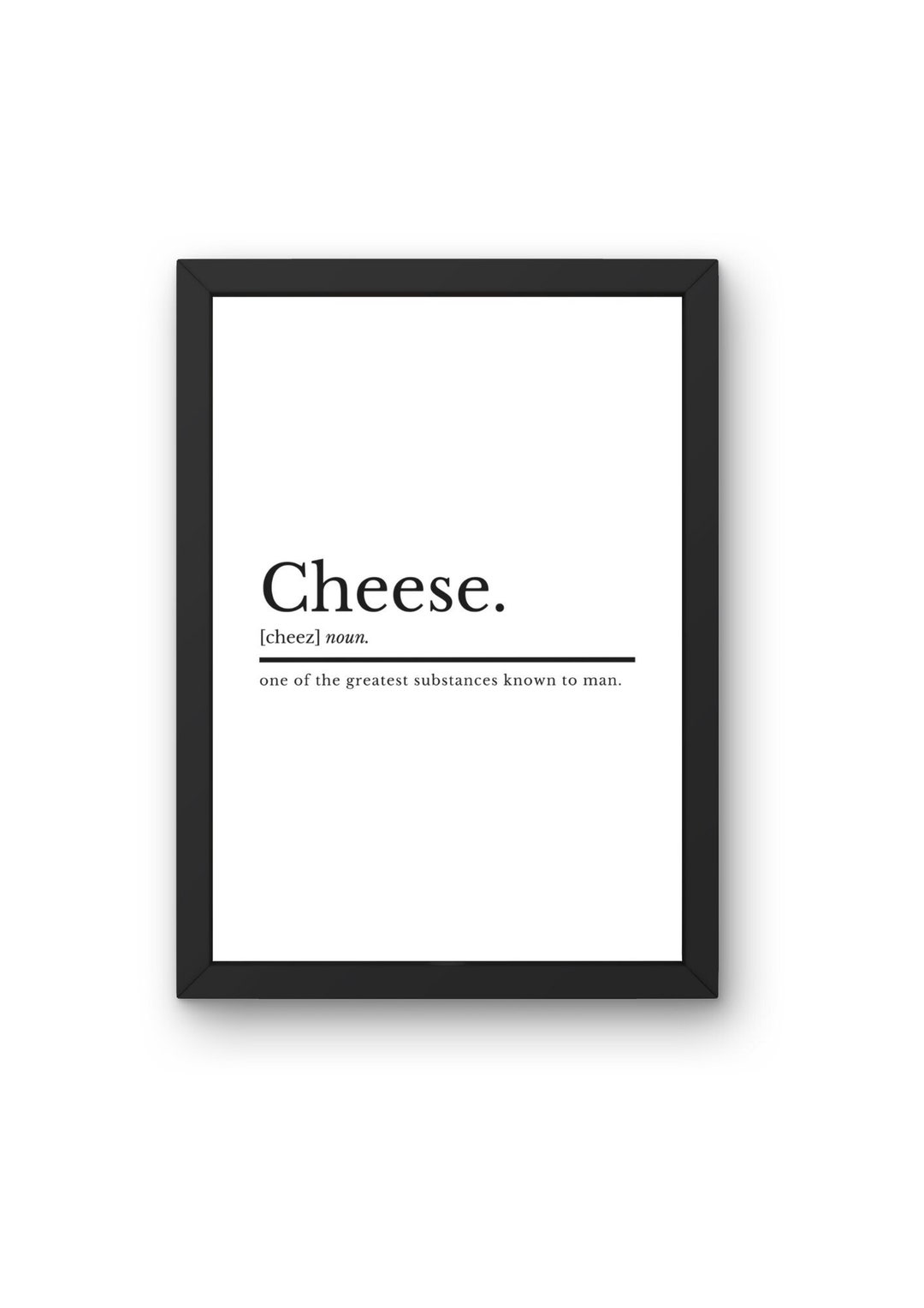 Cheese Definition Kitchen and Dining Kitchen Prints Kitchen Decor