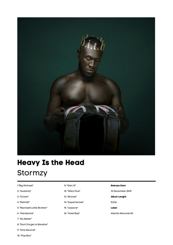 Stormzy ストームジー HEAVY IS THE HEAD 直筆サインCD