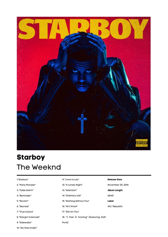 The Weeknd Album Poster, The Weeknd New Album - Ink In Action