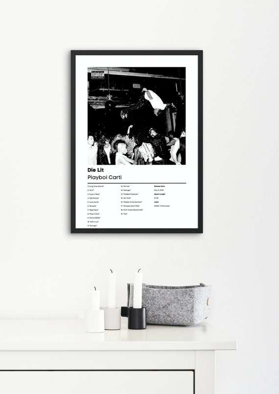 Playboi Carti Die Lit Playboi Carti Music Gift Birthday Etsy UK