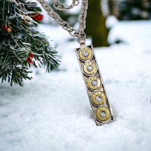 Mermi tasarım Ares kolye