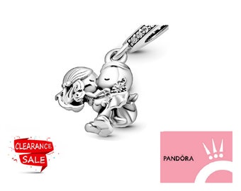 Pandora Married Couple Dangle Charm Popular Handcrafted Silver Gifts for Bride and Groom Customized and Meaningful Presents 798896C01