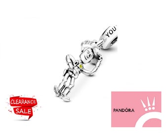 Toy Story Woody Dangle Pandora Charm Charm from Toy Story Handcrafted Sterling Silver Piece for Pandora Moments Embodying Friendship